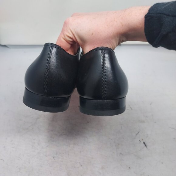 Christian Louboutin Greggo Black Lace-Up Leather Dress Shoe - Picture 11 of 13